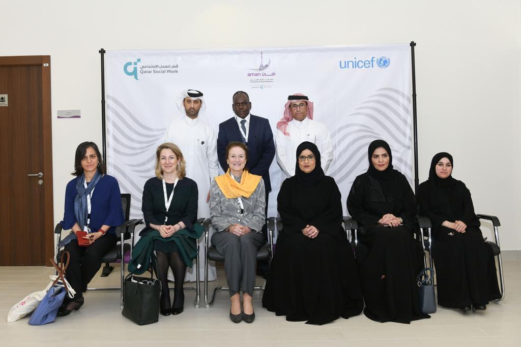مدير اليونيسف تزور المؤسسة القطرية للعمل الاجتماعي