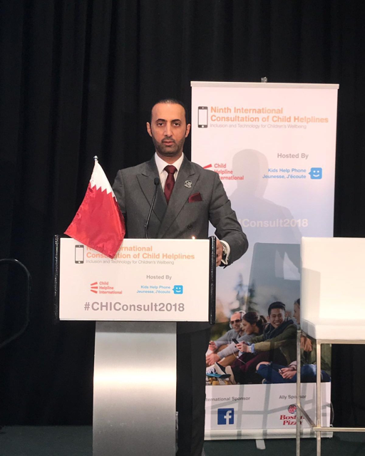 مركز أمان الممثل الإقليمي يحضر مؤتمر السويد د.منصورالسعدي: الحروب والأزمات تنتهك الطفولة